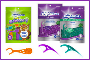 BrightWorks Flossers and packages