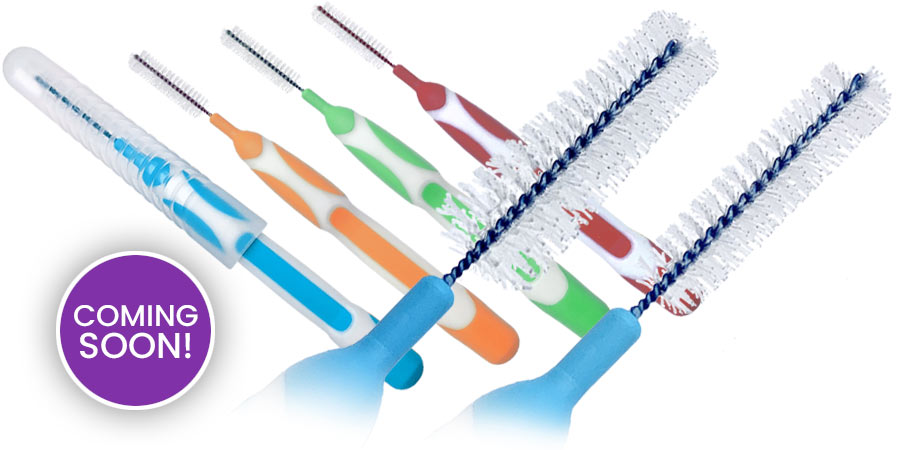 Interdental Brushes - 4 colors with cap